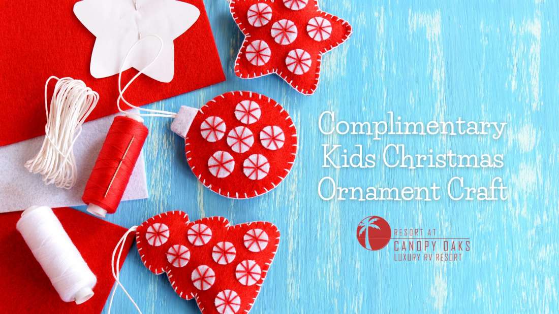 Complimentary Kids Christmas Ornament Craft
